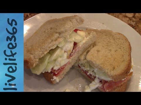 How to...Make a Killer Egg, Bacon, Cuke & Tomato Sandwich