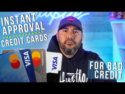 5 Credit cards to rebuild your credit - INSTANT APPROVAL!