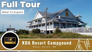 KOA Outer Banks Resort Campground and RV Park  / Cape Hatteras  - North Carolina NC - 4K Full Tour