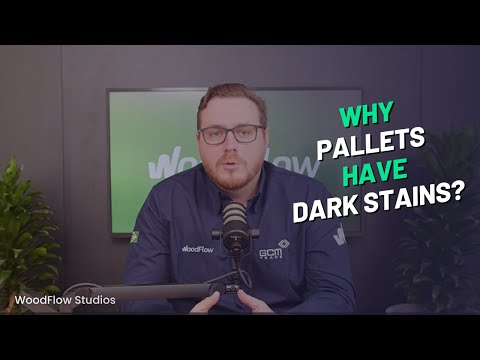 What Are the Dark Stains on Pallets? #woodflowstudios