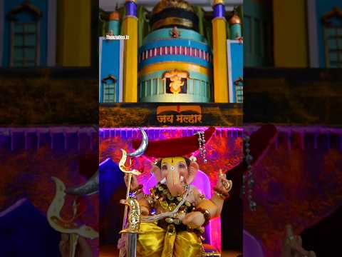 Jejuri Temple Ganpati decoration ideas #ganpati #decoration #unique