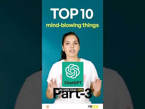 Top 10 things you can do with #chatgpt - Part 3 #shorts #ai #techinaminute #technology #openai