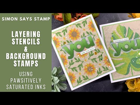 Layering Stencils & Background Stamps | Simon Says Stamp