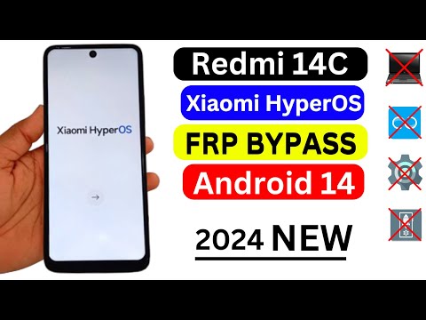 Redmi 14c Hyperos FRP Bypass Android 14 Without Pc | Redmi 14c Google Account Bypass No Second Space