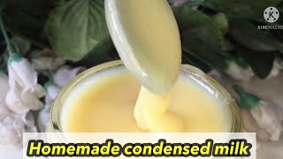 Homemade condensed milk recipe/ condensed milk only 2 ingredients#condensedmilk #easy&fast recipe