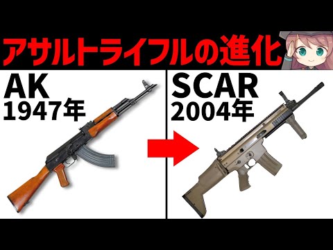 【銃解説】世界を制した銃、アサルトライフルの進化の歴史と驚くべき秘密！