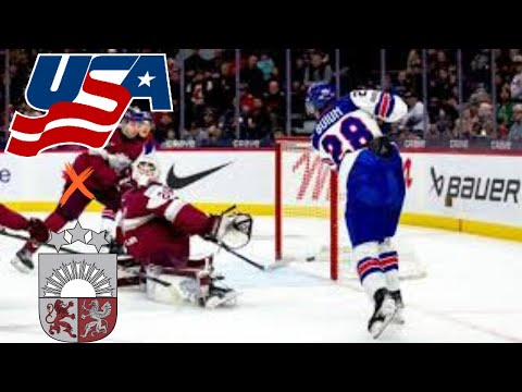 USA vs Latvia 2025 World Juniors Highlights #worldjuniors