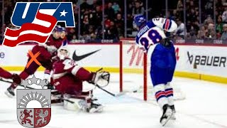 USA vs Latvia 2025 World Juniors Highlights