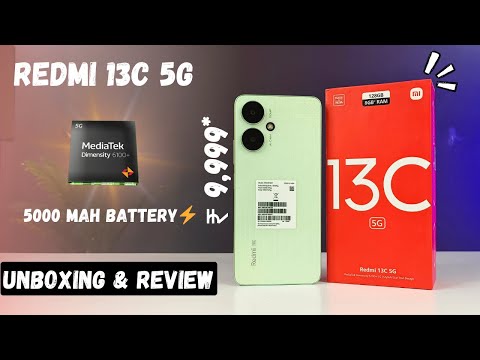 Redmi 13c 5G Review : 🔥 Redmi 13C 5G Full Unboxing