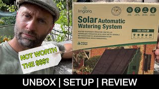 The BEST self watering system for plants? 🌞💦🛠️ - irrigatia solar automatic watering kit.