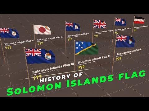 Solomon Islands Flag History | Evolution of Solomon Island Flag | Flags of the world |