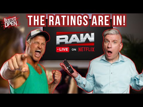 Reaction to 'Monday Night RAW' Netflix Ratings, WWE's Historic Debut | Busted Open