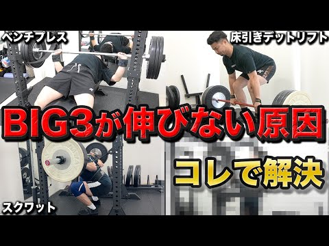 【トレーナー直伝】BIG3+オーバヘッドプレスが伸びない原因と改善方法