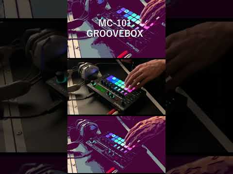 【MC-101】コンパクトながらノブ、スライダー、PAD演奏などパフォーマンス性も備えたGROOVEBOX！(MC-101で楽曲制作 第1弾～第4弾【MC-101徹底解明】より) #shorts