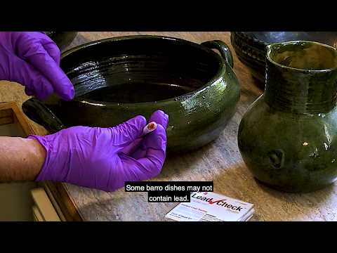 Spanish Lead Public Service Announcement for Barro Aprobado (Lead Glazed Pottery)