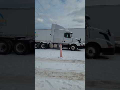 90 degree backing training #truck #trucker #truckschool #trucklife