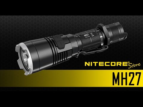 (Discontinued) Nitecore MH27 1000 Lumens Multi-Color USB Rechargeable LED Flashlight