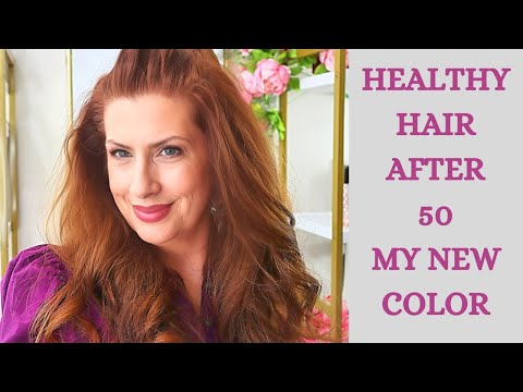 NEW HAIR COLOR / HOW I KEEP MY HAIR HEALTHY AFTER 50