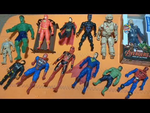 AVENGERS TOYS/Action Figures/Unboxing/Black Panther/Ironman-Captain America-Hulk-Thor-Spiderman/Toys