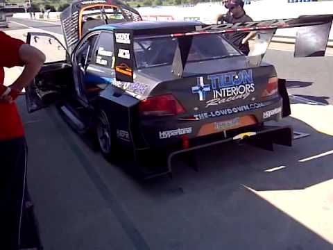 Tiltons Interior WTAC winning EVO at Wakefield park