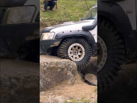 Rock crawling in the GU on 37s 😮‍💨#offroad #4x4 #automobile