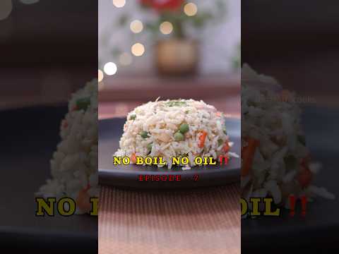 No Boil No Oil Vegetable Rice😍Episode-07 #bharathicooks #noboilnooil