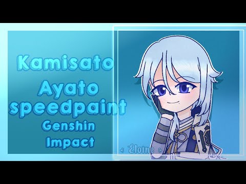 Kamisato Ayato | Speedpaint | Genshin Impact