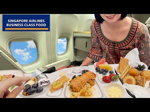 Singapore Airlines Business Class Food review