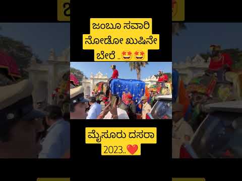 Mysore Dasara 2023 ❤️ #kannadavlogs