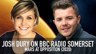 Josh Dury Interview on BBC Radio Somerset with Claire Carter 13/10/2020: