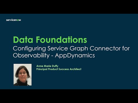 How to configure AppDynamics Service Graph Connector