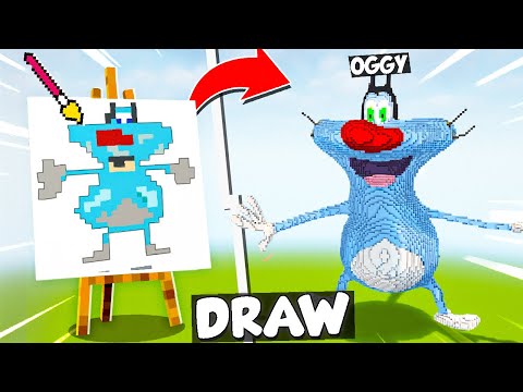 NOOB vs PRO: DRAWING BUILD COMPETITION in Minecraft [Episode 4]