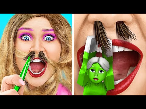 Extreme HACKS with LONG Hair! Crazy TikTok Tricks and Gadgets for MAKEOVER by La La Life Emoji