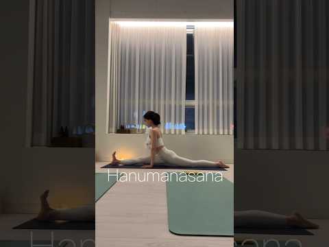 do yoga 요가 하누만아사나 우파비스타 연결하기🤍