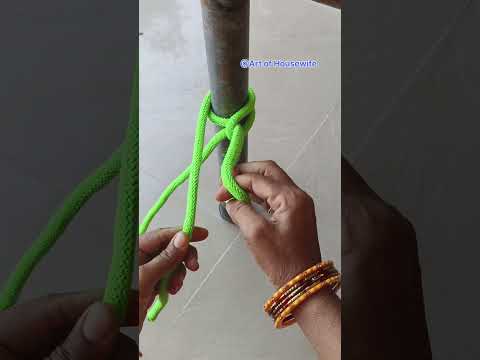 How To Tie Simple Knot. ।।