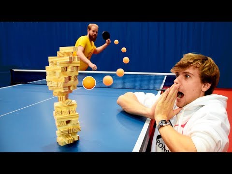 Jenga Battles w/ Ping Pong Shots