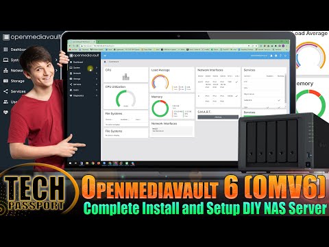 Openmediavault 6 (OMV6) Install & Setup | Build your own NAS | SMB/CIFS, NFS, FTP, & WebDAV / DLNA