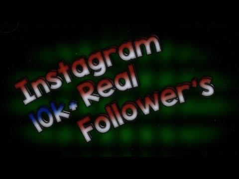 FOLLOWER'S⚡INSTAGRAM⚡REAL FOLLOWER'S 💰 PAID FOLLOWER'S🎈MÉTODÖ NÖVÖ ☑️ 10K+ FOLLOWER'S IN 10 DAY'S