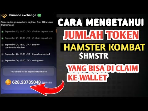 CARA MENGETAHUI JUMLAH TOKEN HAMSTER KOMBAT YANG BISA DI CLAIM KE WALLET YANG TERHUBUNG