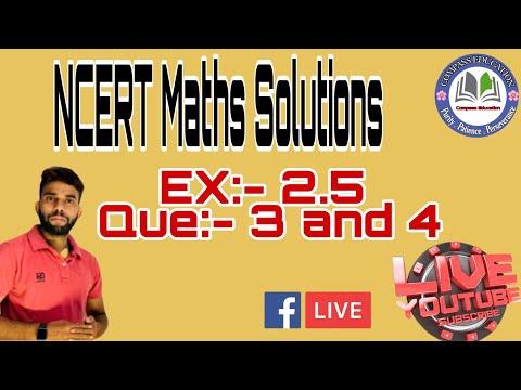 Class 9 maths Ex:- 2.5 Que:- 3 and 4 Compass Education polynomials NCERT