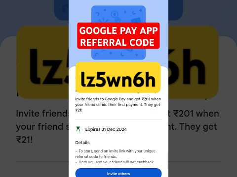 Google pay app referral code | Gpay referral code 2024