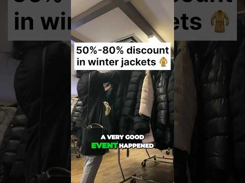 Incredible discount on winter jackets #canadalife #wintershopping #canadatravel #saskatoon #canada