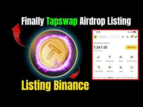 Tapswap Airdrop Launching Date | Tapswap Airdrop | Price $0.06 | Listing On Binance | Claim Now