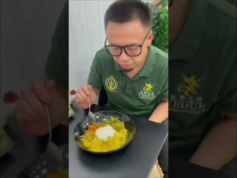 只要8分鐘，素食泰式綠咖哩 經典異國美食超快速上桌!  #全素  #素食 #純素 #vegan