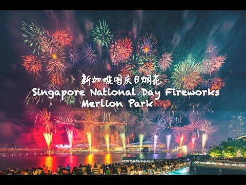 Singapore NDP 2019 Singapore National Day Firework 新加坡国庆日烟花