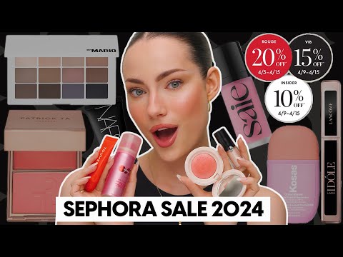 SEPHORA SPRING SALE 2024! GRWM Using My Recommendations + Wish List!