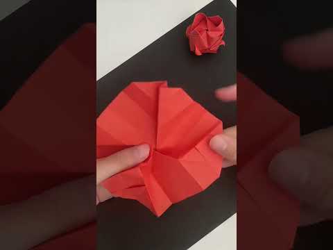 DIY paper craft flowers home decorations gift idea #foryou #tiktok #fyp #gift #craft #flowers