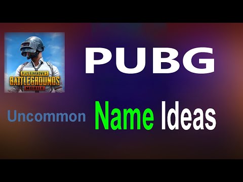 Best PUBG Name Ideas | PUBG NAME IDEAS 2022 | Unique & Uncommon Name Ideas For Pubg.