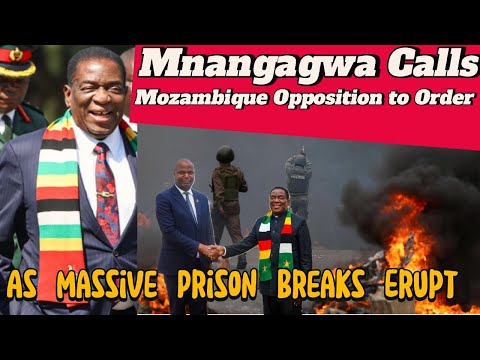 WATCH LIVE; Mnangagwa Calls Mozambique Opposition To Order