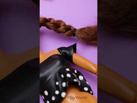 DIY Stunning Clothes for Wednesday Addams Doll Made from Balloons 🤩